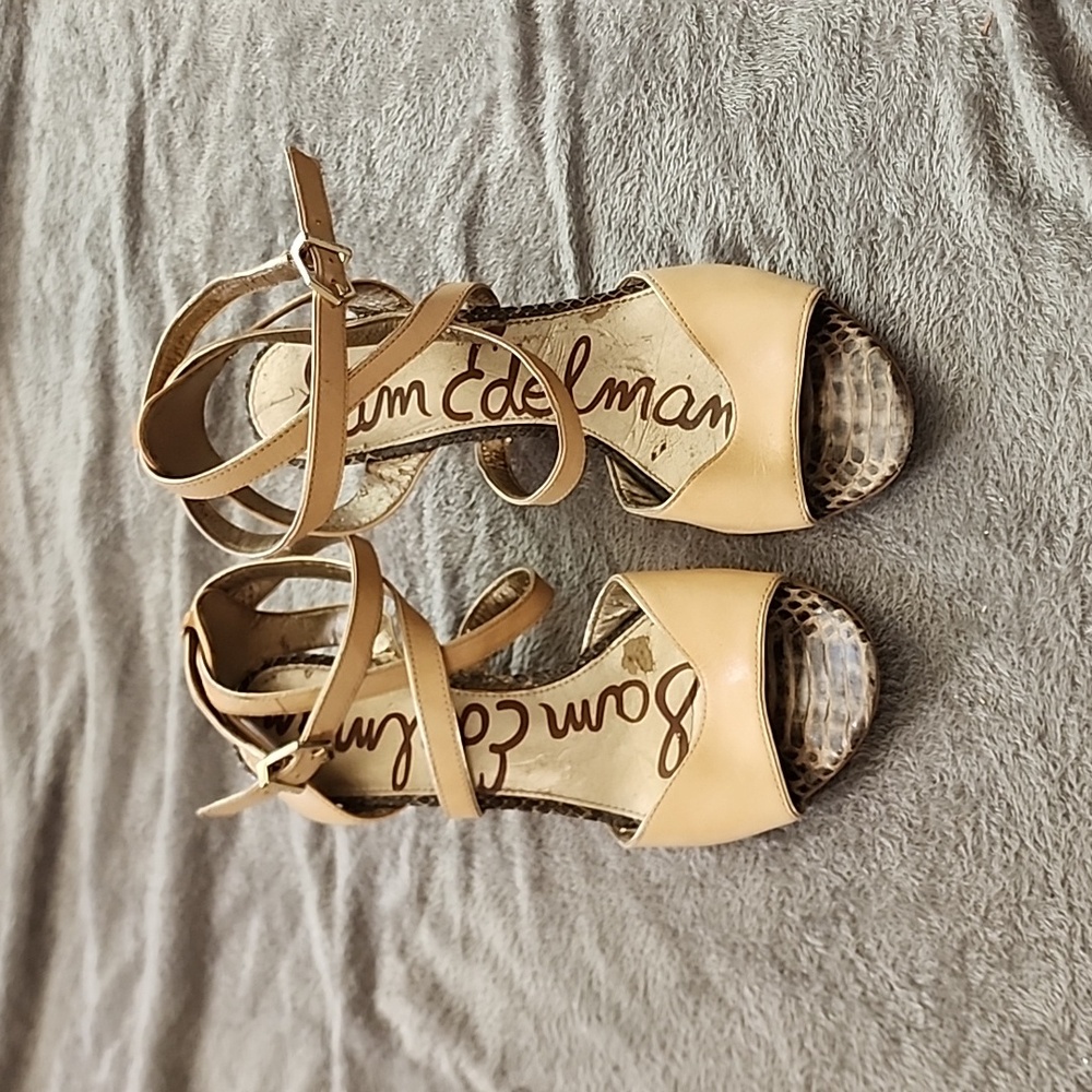 Women's Sam Edelman wedge sandals - size 8
